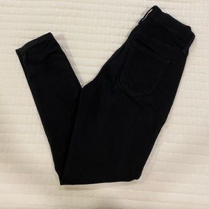 Banana republic high rise black skinny jeans